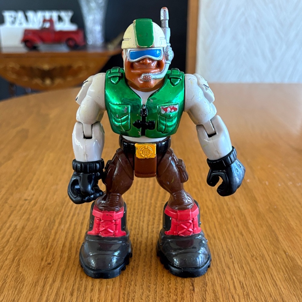 2000 Mattel Rescue Ranger Action Figure Kids Toy - Adventure Soldier